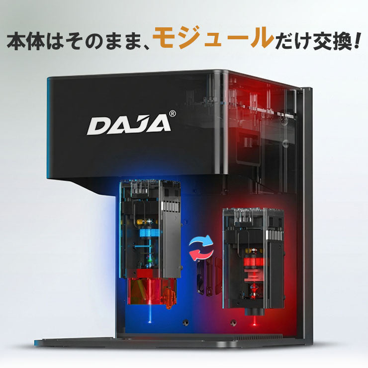 レーザー彫刻機 小型 加工機 レーザー 加工 カッター スマホ対応 軽量 コンパクト レーザーカッター ミニ 5W 10W LASER-DAJADJ6PRO
