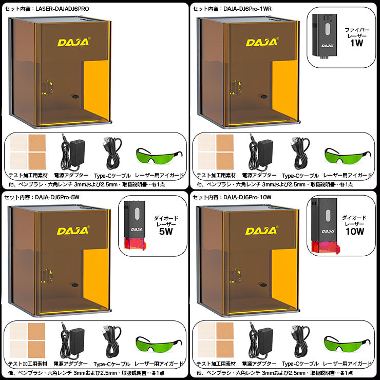 レーザー彫刻機 小型 加工機 レーザー 加工 カッター スマホ対応 軽量 コンパクト レーザーカッター ミニ 5W 10W LASER-DAJADJ6PRO