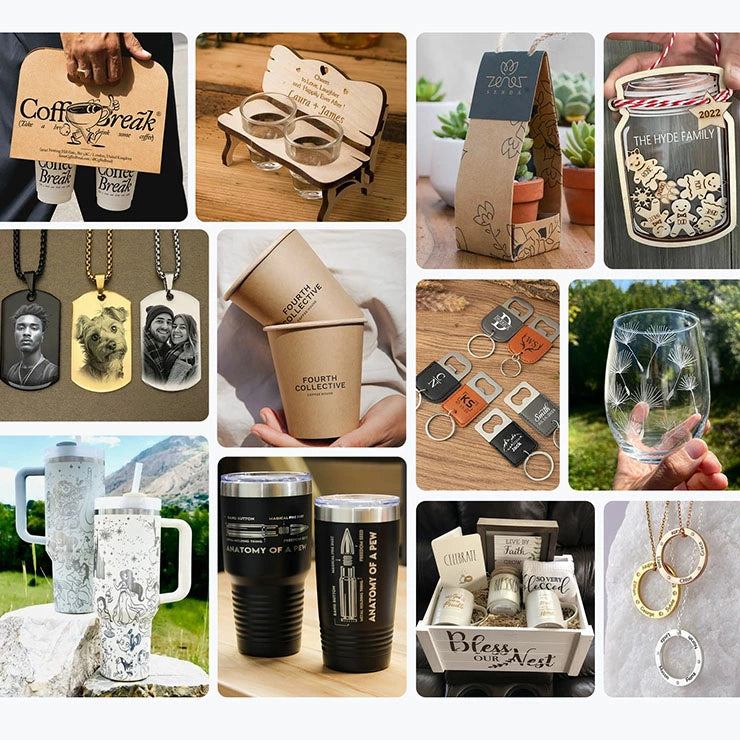 レーザー彫刻機 小型 加工機 レーザー 加工 カッター スマホ対応 軽量 コンパクト レーザーカッター ミニ 5W 10W LASER-DAJADJ6PRO