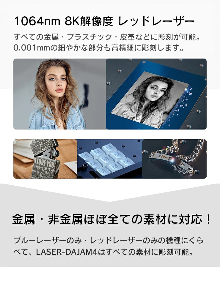レーザー彫刻機 LASER-DAJAM4PRO-APP