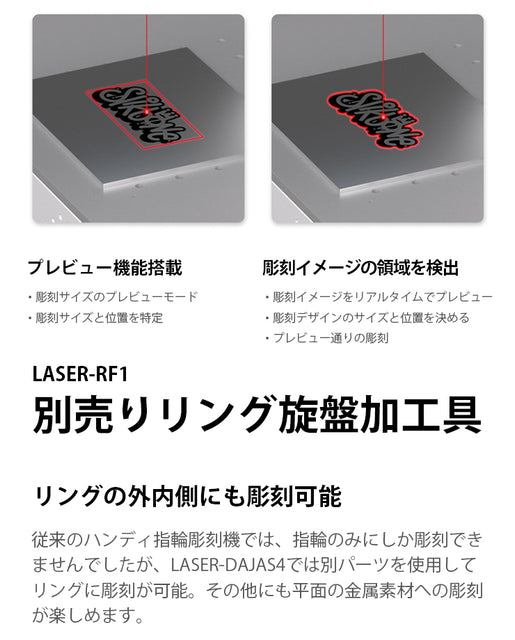 レーザー彫刻機 LASER-DAJAS4