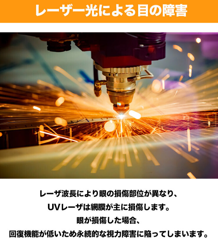 UVレーザー 遮光 フィルター 遮断波長200-450nm 3枚セット LASER-UVBOARD