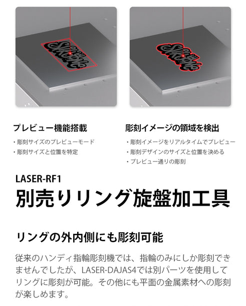レーザー彫刻機 LASER-DAJAS4