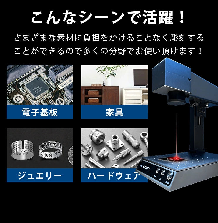 レーザー彫刻機 MR.CARVE DAJA LASER M1Pro